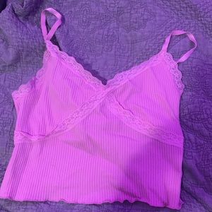 pink camisole lace